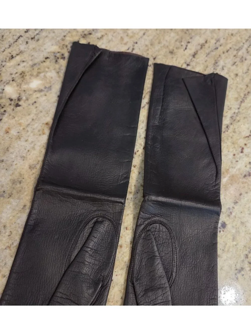 Vintage Womens Size S Dark Brown Leather Formal 13.5
